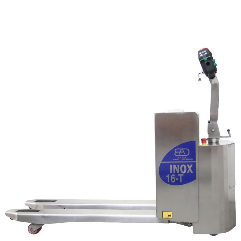 transpaleta eléctrica acero inox 1600kg