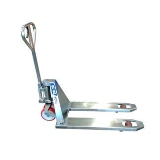 Transpaleta manual de acero inoxidable